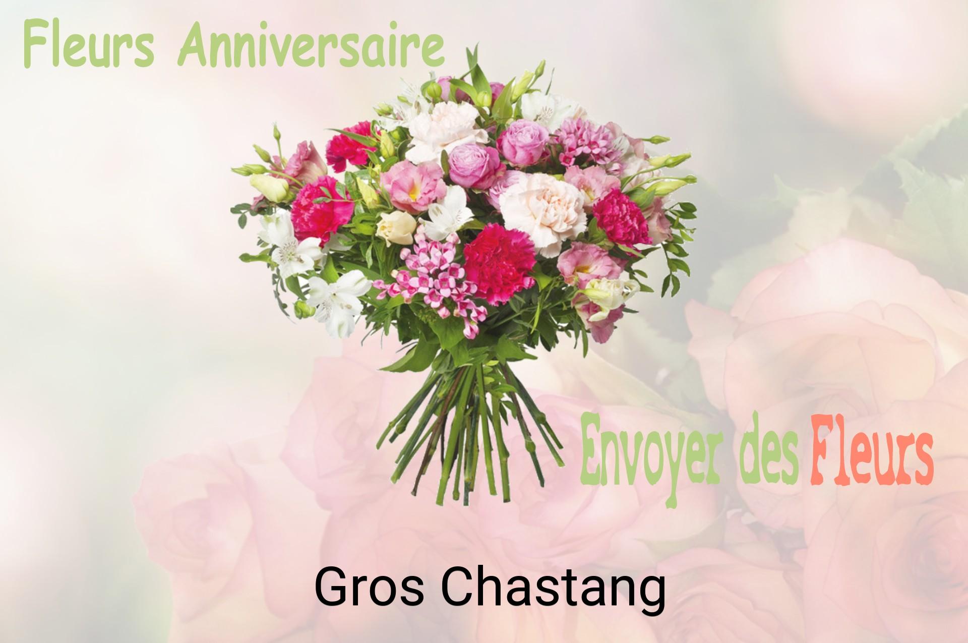 Bouquet de fleurs d’anniversaire livré à Gros-Chastang